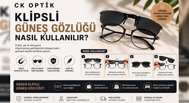 Klipsli Güneş Gözlüğü Nasıl Kullanılır?