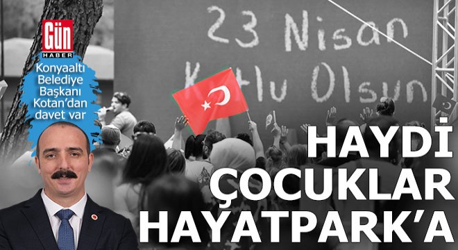 Konyaaltı 23 Nisan'a hazır