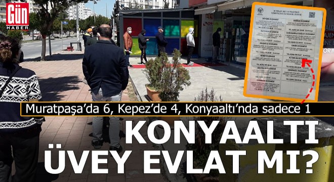 Konyaaltı İlçesi Antalya'nın üvey evladı mı?