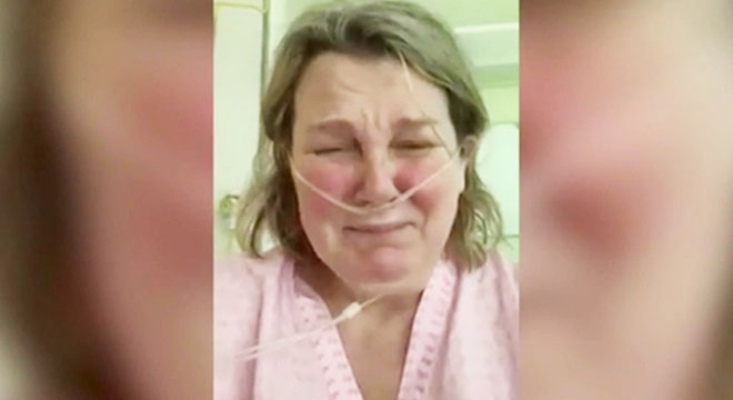 Koronavirüs hastası ağlayarak yalvardı: Evden çıkmayın