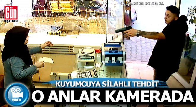 Kuyumcu dükkanına girip, tabanca ile iş yeri sahibi ile eşini tehdit ettiler