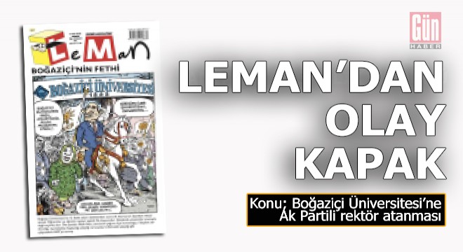 Leman'dan olay kapak
