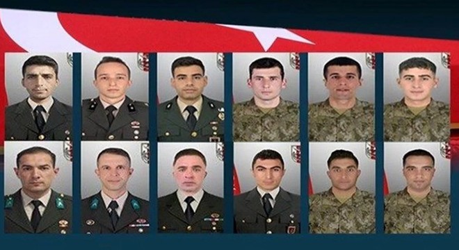 MSB: 12 askerin şehit olduğu olayda ihmal tespit edilmedi