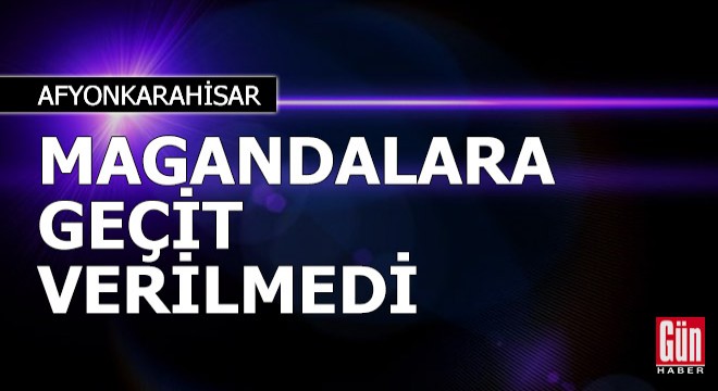 Magandalara geçit verilmedi: 8 gözaltı