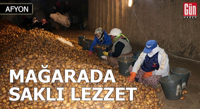 Mağarada saklı lezzet 'Sandıklı patatesi'