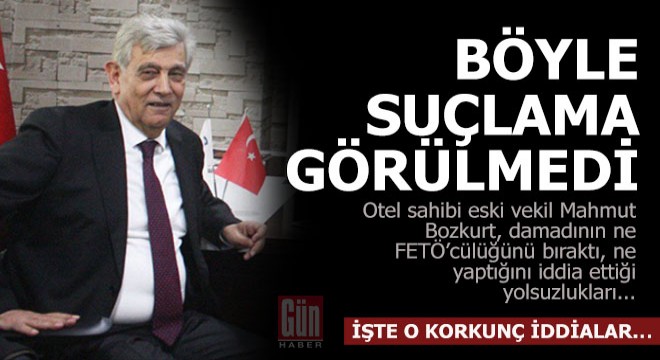 Mahmut Bozkurt'tan damadına zehir zemberek suçlamalar
