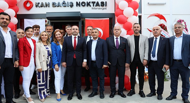 Manavgat'ta Kızılay Kan Alma Birimi açıldı