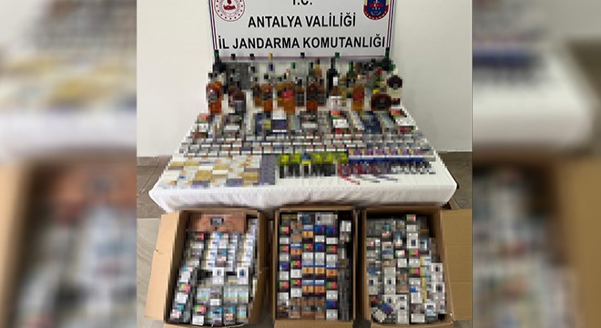 Manavgat'ta kaçakçılık operasyonu