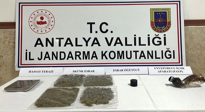 Manavgat'ta uyuşturucu operasyonu