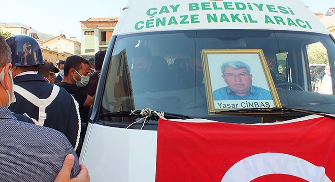Manavgat yangınında ölen itfaiyeci, Afyonkarahisar'da toprağa verildi