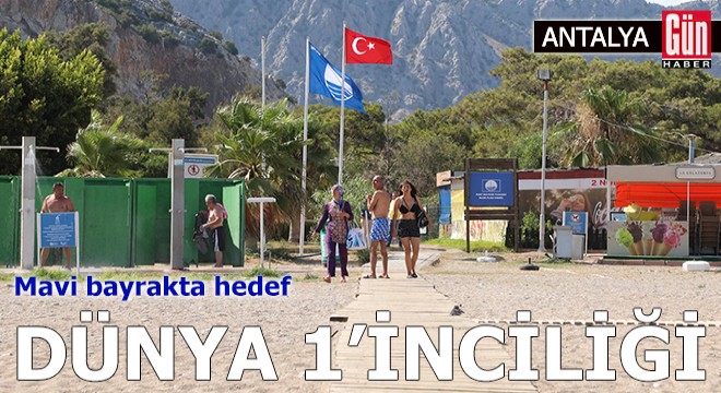 Mavi bayrakta hedef dünya 1'inciliği