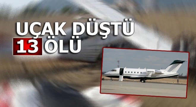 Meksika'da uçak düştü: 13 ölü