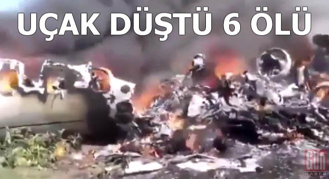 Meksika’da uçak düştü: 6 ölü