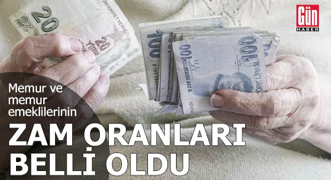 Memur ve memur emeklilerinin zam oranı belli oldu