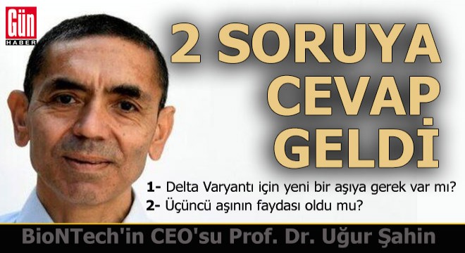 Merak edilen 2 soru da cevap buldu