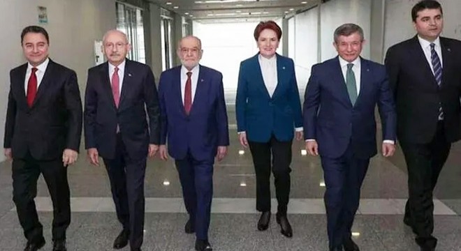 Millet İttifakı liderleri CHP'de bir araya geldi
