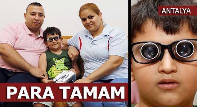Minik Sedat'ın görmesi için hayırseverler seferber oldu