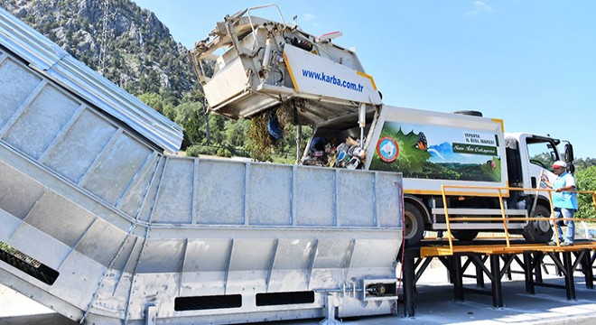 Mobil Evsel Atık Toplama Merkezi açıldı