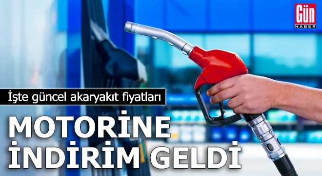 Motorine indirim geldi