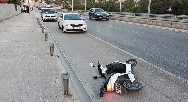 Motosiklet kazası: 1 yaralı