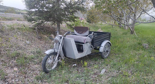 Motosiklet şarampole devrildi: 1 yaralı