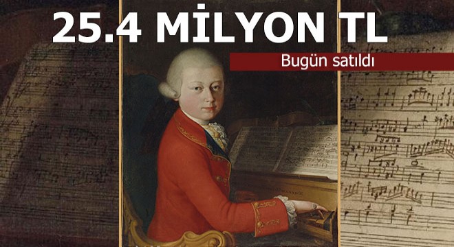 Mozart’ın çocukluğuna ait portre 4 milyon euroya satıldı