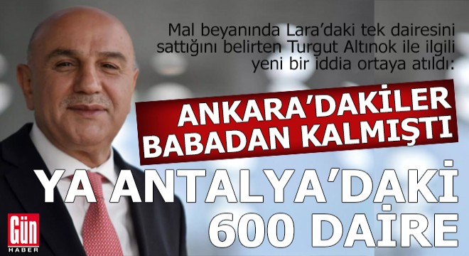 Murat Ağırel'den bomba iddia: Antalya'da da 600 dairesi var