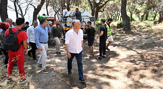 Muratpaşa, 19 araçla yangına müdahale etti