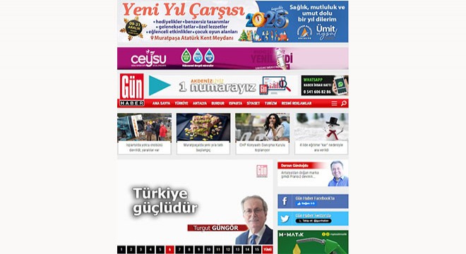 Muratpaşa Belediyesi Yeni Yıl Çarşısı Banneri