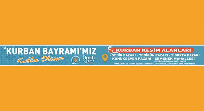 Muratpaşa Belediyesi'nin Kurban Kesim Alanları banneri