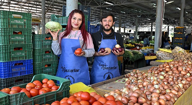 Muratpaşa'daki pazarcılara tek tip önlük