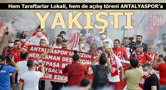 Muratpaşa'nın yaptırdığı taraftarlar lokali Antalyaspor'a yakıştı