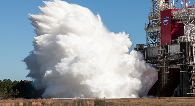NASA SLS roketini başarılı bir şekilde test etti