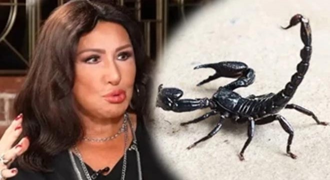 Nükhet Duru'ya zehirli akrep şoku