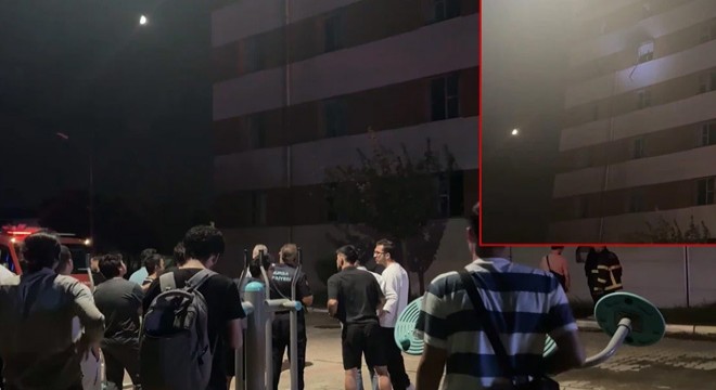 Öğrenci yurdunda yangın