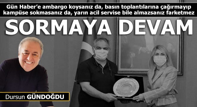 Onlar kızsın ben yine yazacağım...