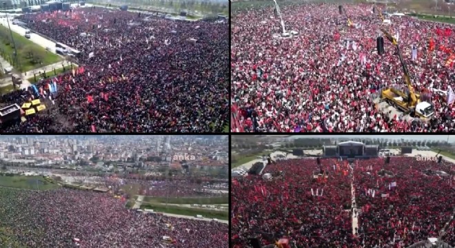 Özel: Maltepe'deki mitinge 2 milyon 200 bin kişi katıldı