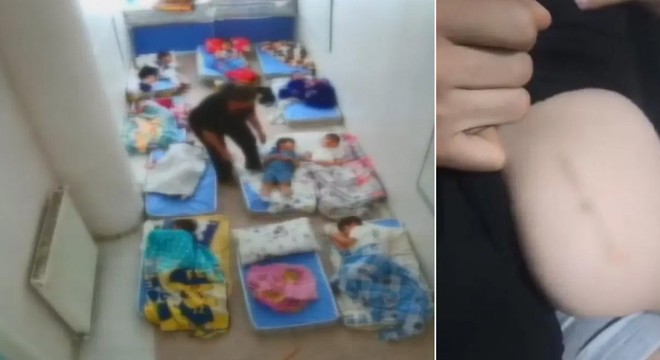 Özel anaokulunda çocuklara şiddet iddiası