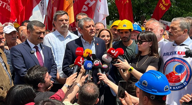 Özgür Özel, maden işçileri ile bir araya geldi