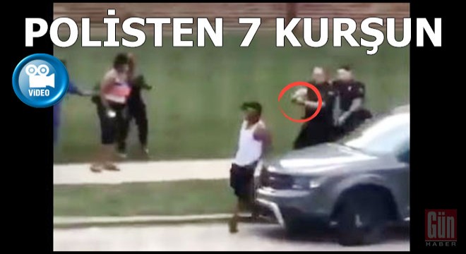 Polis arkadan 7 kurşunla vurdu