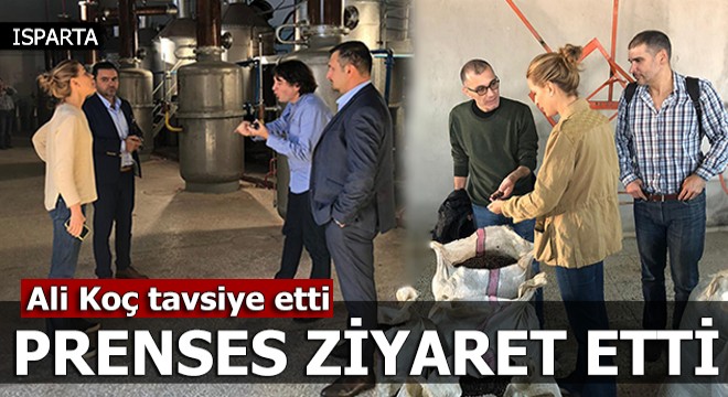 Prenses Tatiana Isparta'yı ziyaret etti