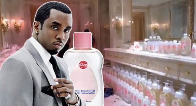 Rap yıldızının evinden 1000 şişe bebe yağı çıktı