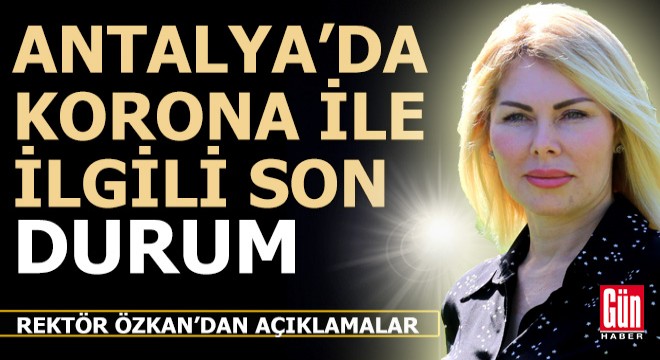 Rektör Özkan ve ekibinden koronada son durum değerlendirmesi...