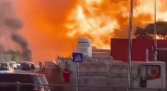 Akaryakıt istasyonunda patlama: En az 20 yaralı