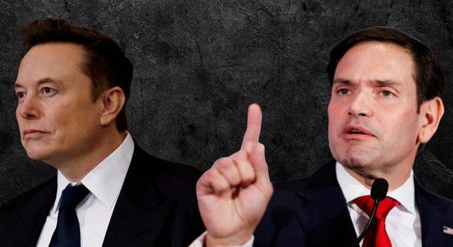 Rubio ile Musk birbirine girdi