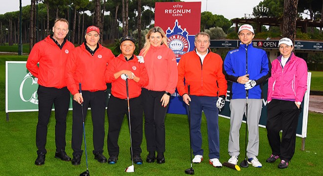 Rus golfçüler Serik'te yarışıyor