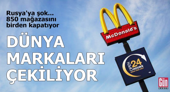 Rusya'ya şok! 850 mağazasını birden kapatıyor