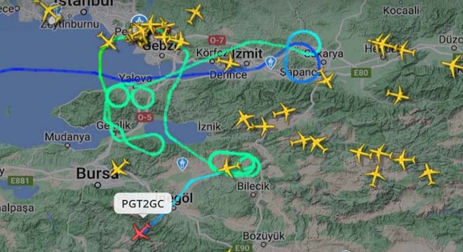 Sabiha Gökçen Havalimanı'nda iniş trafiği 2 saat durdu