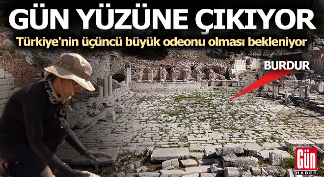 Sagalassos odeonu gün yüzüne çıkarılıyor