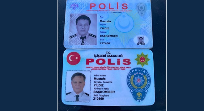 Sahte polisi kartındaki yazım hatası yakalattı